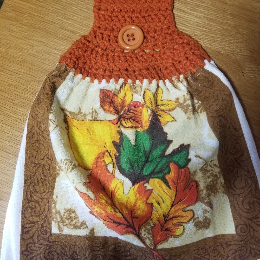 CROCHET KITCHEN TOWEL